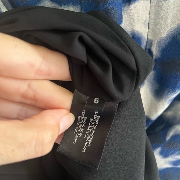 PROENZA SCHOULER Black Label Short Sleeve Tie Dye Dress Size 6 - Picture 10 of 11